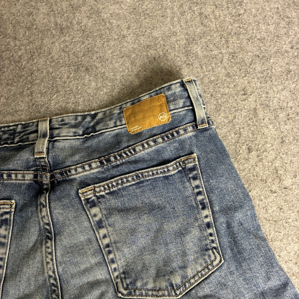 AG Adriano Goldschmied Size 34x28 Ex-Boyfriend Slim Slouchy Jeans Light Wash - Picture 8 of 9